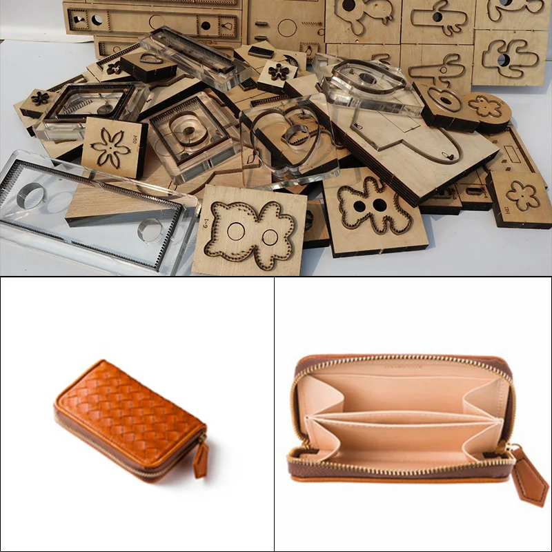 

Japanese steel knife mould handmade leather goods short wallet bag knife mould handmade leather tool knife mould