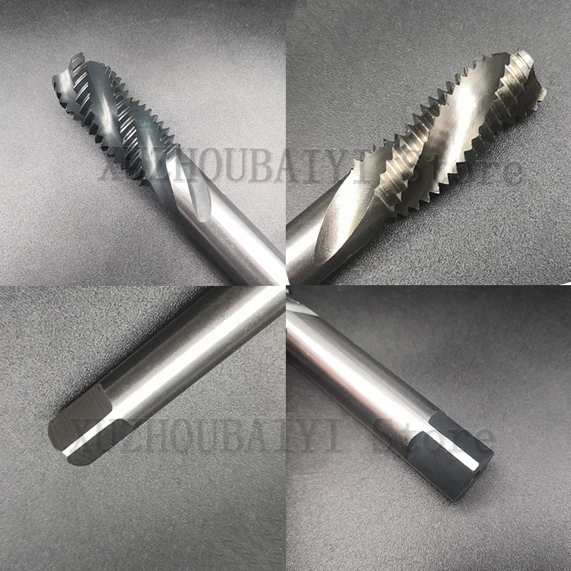 Máquina de rosquear parafuso broca, para furo cego, espiral, m18 m18 * 1.5 m18 * 1 m20 * 1.5 m20 * 1