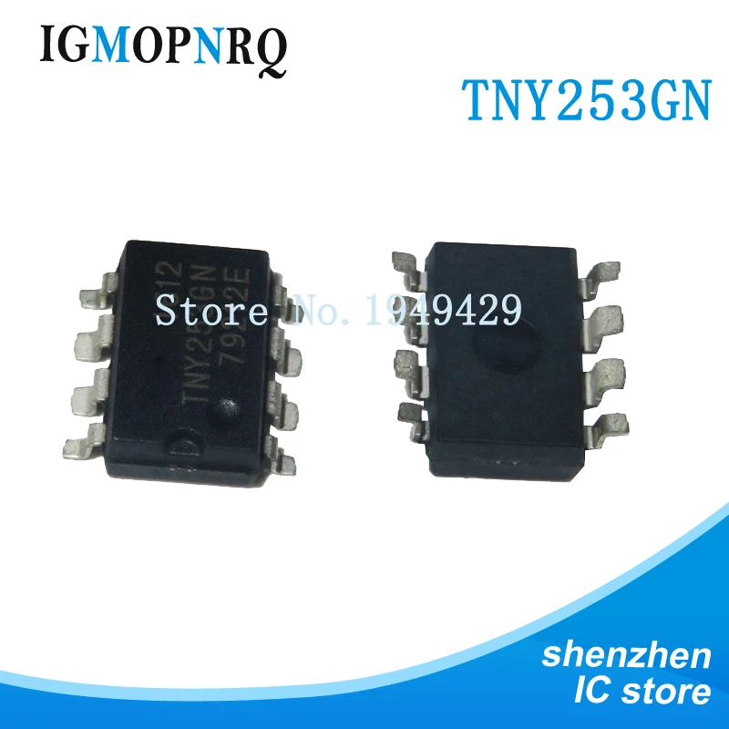 10PCS TNY253GN SOP-8 TNY253 AC / DC converter 2W 85-265 4W 100/115/230 VAC VAC new