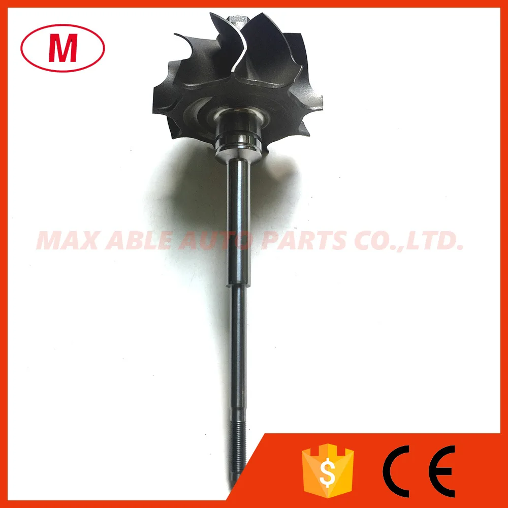 K04 42.00/50.00mm 9 blades Turbo turbine shaft &wheel/turbine wheel/Turbine shaft/for turbocharger cartridge/CHRA/Core