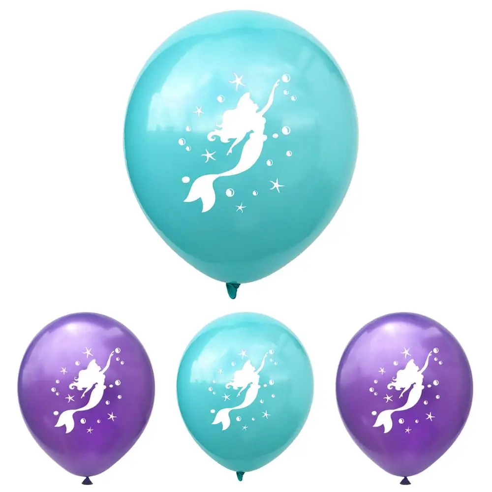 7 sztuk/partia tęczowy numer balony foliowe syrenka balon lateksowy ogon syreny Globos dekoracje na imprezę urodzinową dekoracje na rocznicę — zdjęcie 7