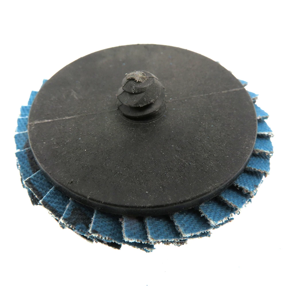 Juego de discos de lijado con 1 soporte para madera, Metal y plástico, herramienta abrasiva de 2 ", 50mm, 40 granos, Tipo R, 20 piezas