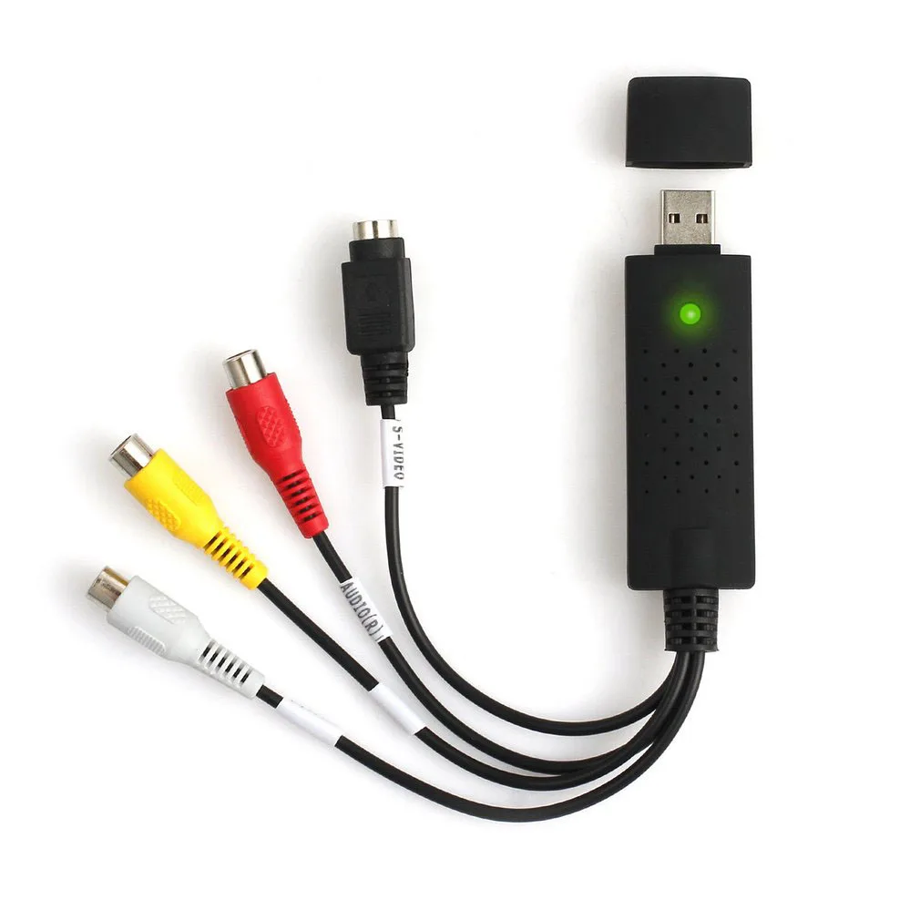 USB2.0 VHS-zu-DVD-Konverter, Konvertiert Analoges Video in Digitales Format, Audio-Video-DVD-VHS-Aufnahmekarte, Hochwertiger PC-Adapter – Detail 7