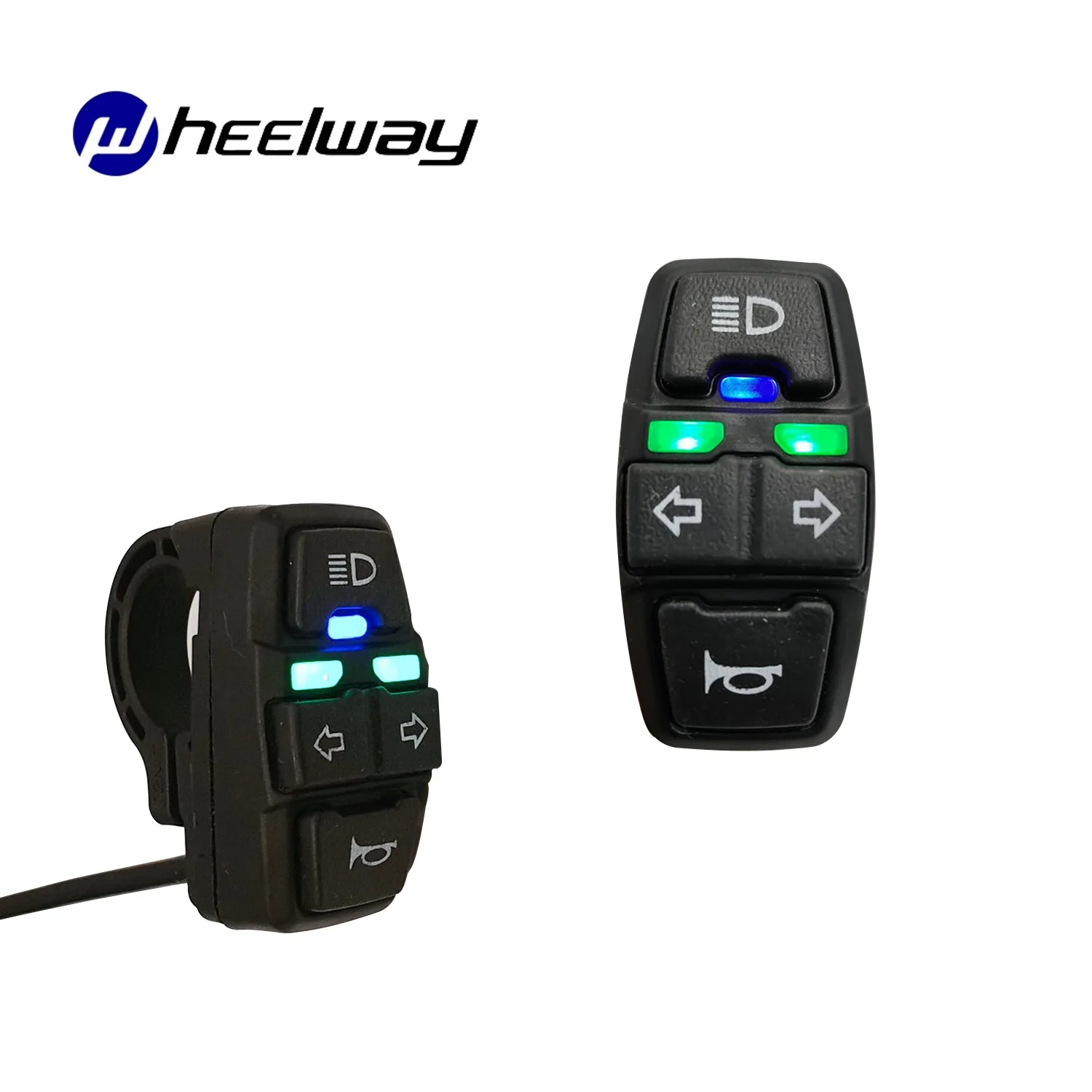 Wuxing-Electric Bicycle Handlebar Controller Switch, ATV DK336, Horn Button, Turn Signal, Electric Fog Light Handlebar Switch