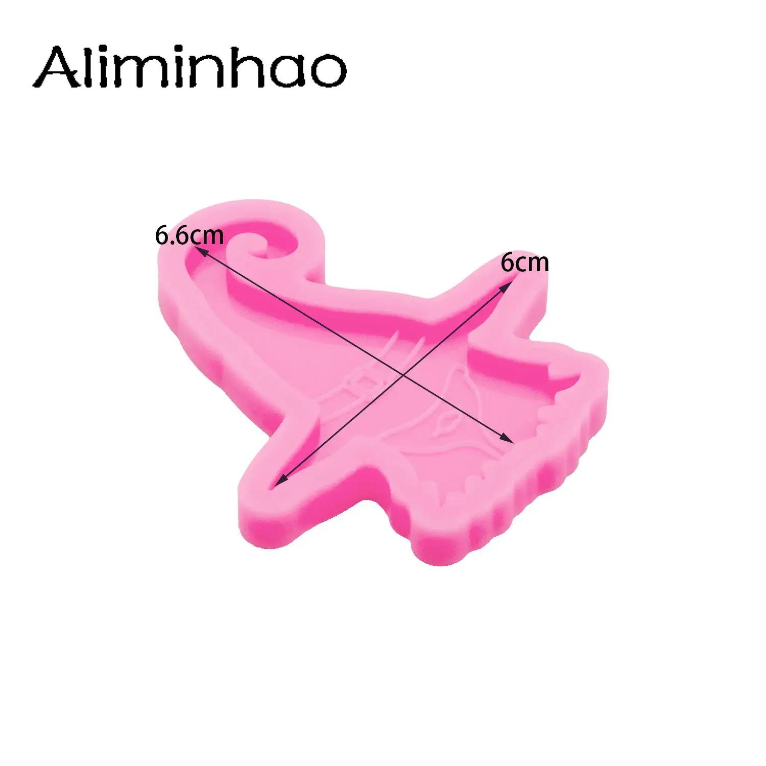 DY1231 Gloss Halloween Bat Witch Molds Epoxy Resin Keychain Mold, Flexible Polymer Clay Pumpkin Mold Fondant Chocolate