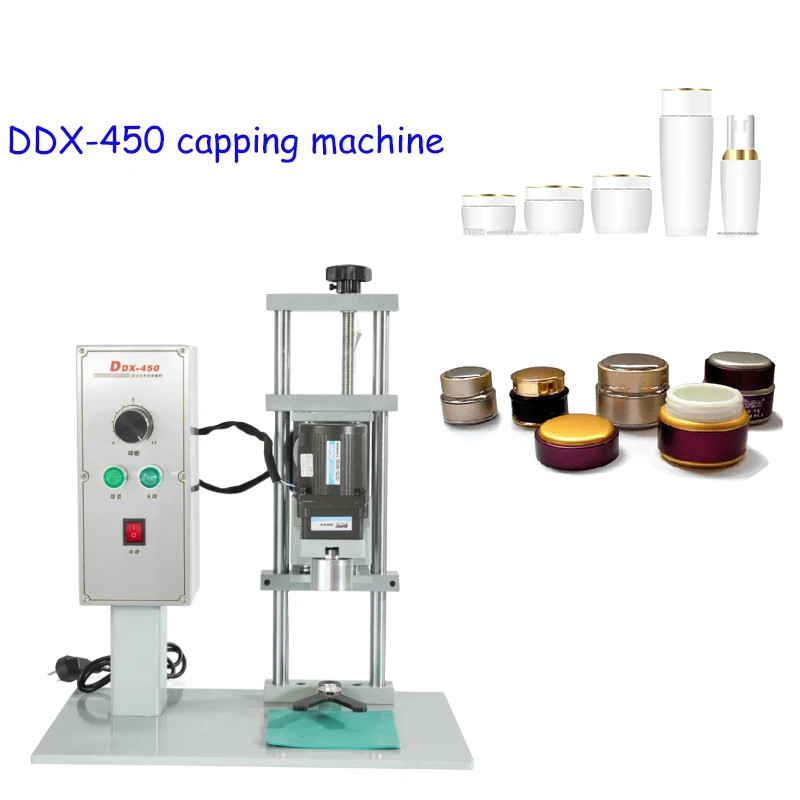 Desk Automatic Cap Capping Machine Round Caps Auto Screw Capper Device Bottle Cap Lid Sealing Locking Rotating