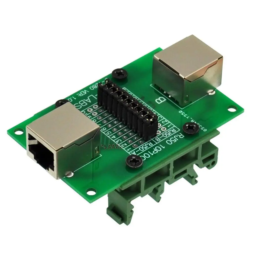 CZH-LABS RJ50 10P10C Diagnostic Test Breakout Module Board.