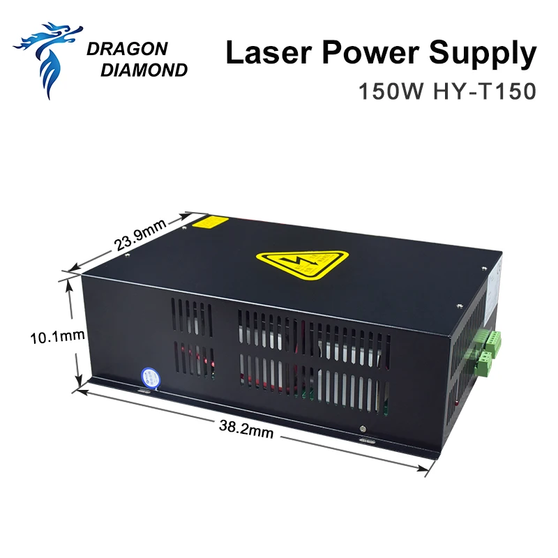 DRAGON DIAMOND 150W Co2 Laser Power Supply For 130-170W Laser Engraver Cutting Machine HY-T150 150W Source For CO2 Laser Tube