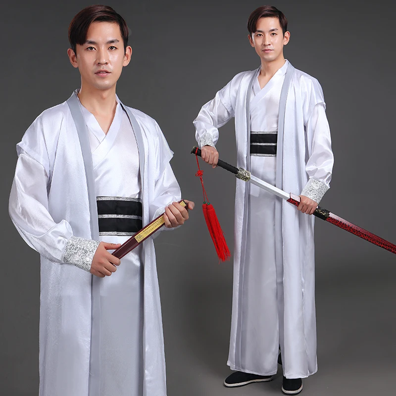 Hanfu-زي صيني تقليدي عتيق ، ملابس صيفية للرجال والنساء ، فستان طويل ، مهرجان ، فستان رقص