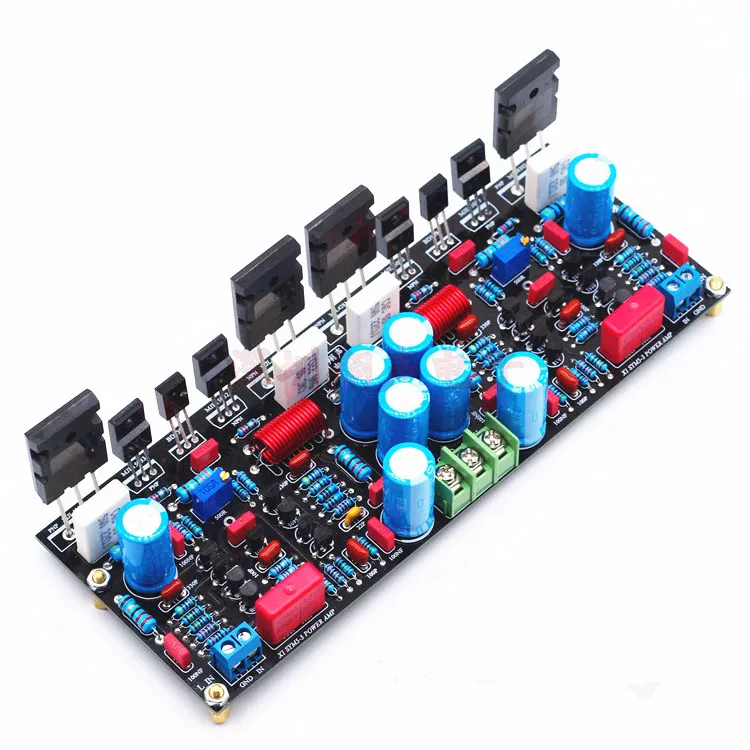 2*100W Stereo Audio Amplifier Board Symasym5-3 Discrete Component Power Amplifier Class AB