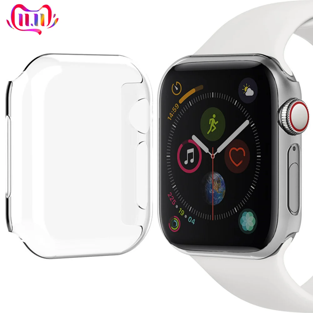 Watch Case for Apple Watch series 6 SE 5 4 3  cover 44mm 40mm Colorful cover PC Frame iwatch apple watch series 5 4 3 44 mm