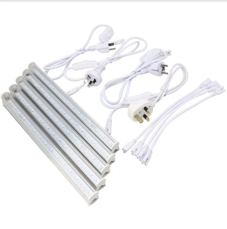 

50PCS Led Grow Light Full Spectrum led T5 Tube 30cm 2835SMD AC110V 220V Plant Lamp Hydroponic system LED grow Lamp for plants