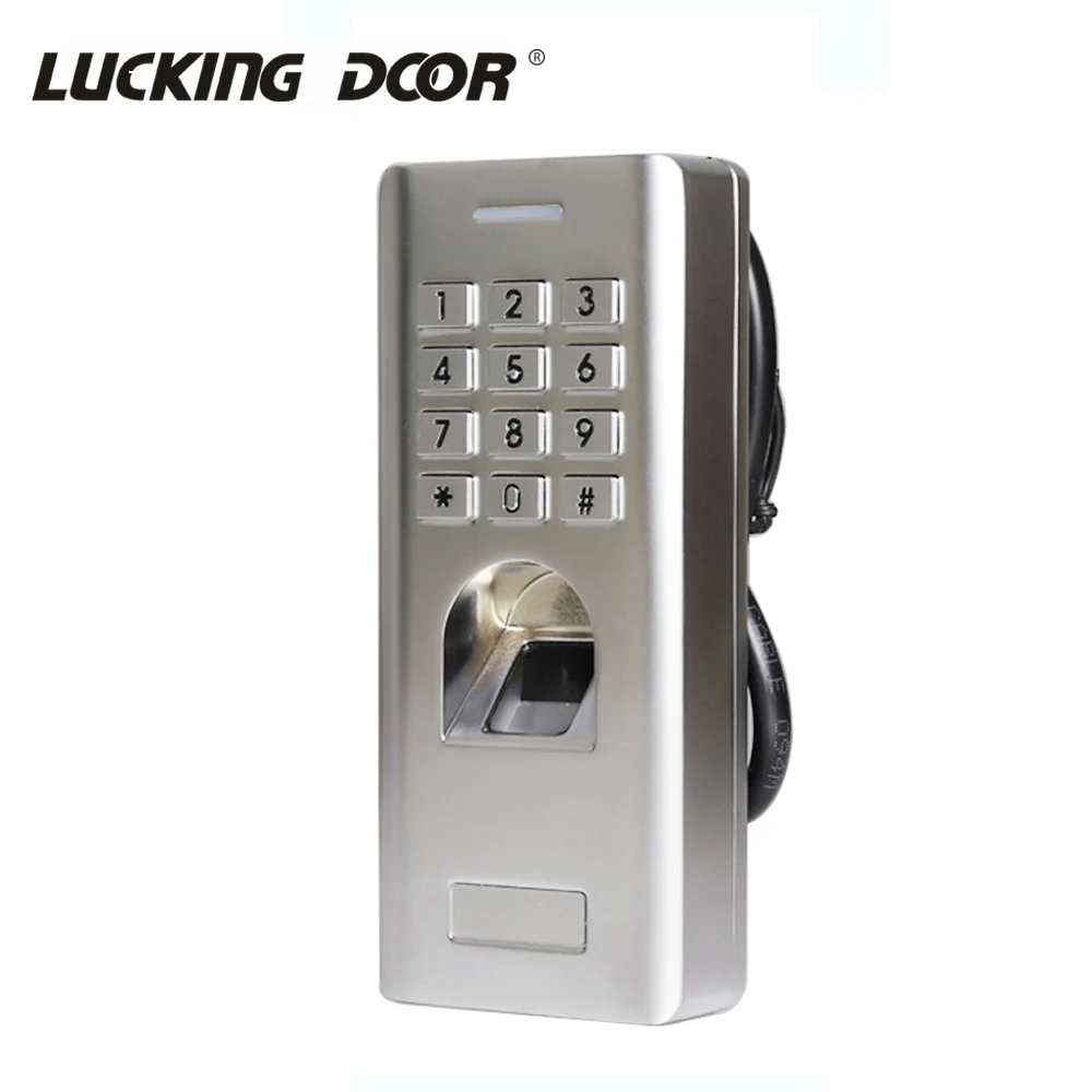 

Metal case 1000 Fingerprint Users Standalone 2000 Password Access Control Keypads for security door lock access control system