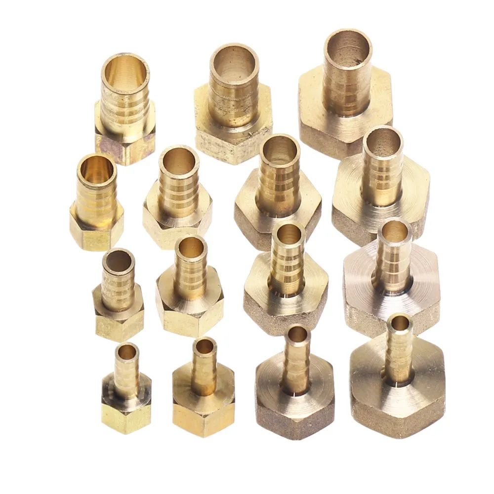 

Brass Hose Fitting 4mm 6mm 8mm 10mm Barb Tail 1/8" 1/4" 1/2" 3/8" BSP Female Thread Copper Connector Joint Coupler Adapter