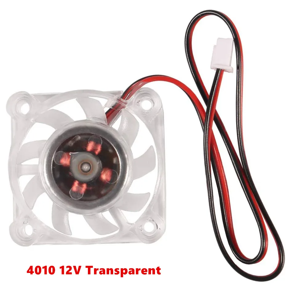 Вентилятор охлаждения для 3D принтера, 3010, 4010, 5015, 12 В, 24 В, 5 В, турбо вентилятор, бесщеточный вентилятор для V5 V6, Hotend, Bowden, J-head