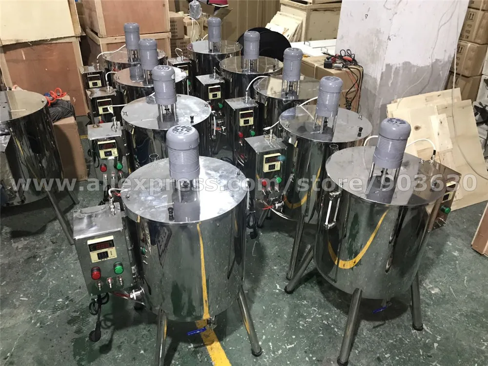 Lip Gloss Filling Machine Lipstick lip balm Candle Heating Mixing Equipment Packing  cosmetic Cream Chocolates Soap Filler 15L