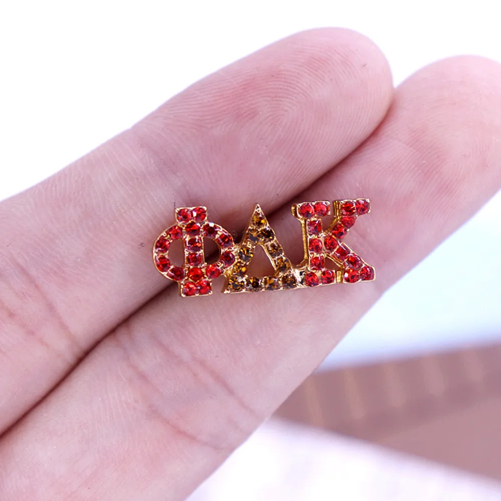 Since 1923 Greek Letter Lady Women Service Society PDK Label Phi Delta Sorority Stud Earrings Women Jewelry