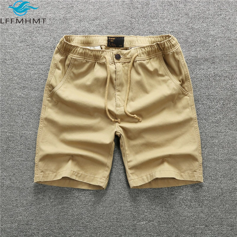 207 Summer Fashion Straight Cargo Shorts Male Sport Casual Half Length Pure Cotton  Style Camouflage Men's Work Clothing
