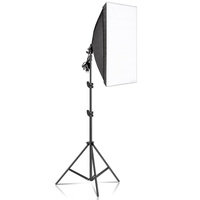 Photography Softbox Lighting Kits 50x70CM Professional Continuous Light System Soft Box For Photo Studio Equipment