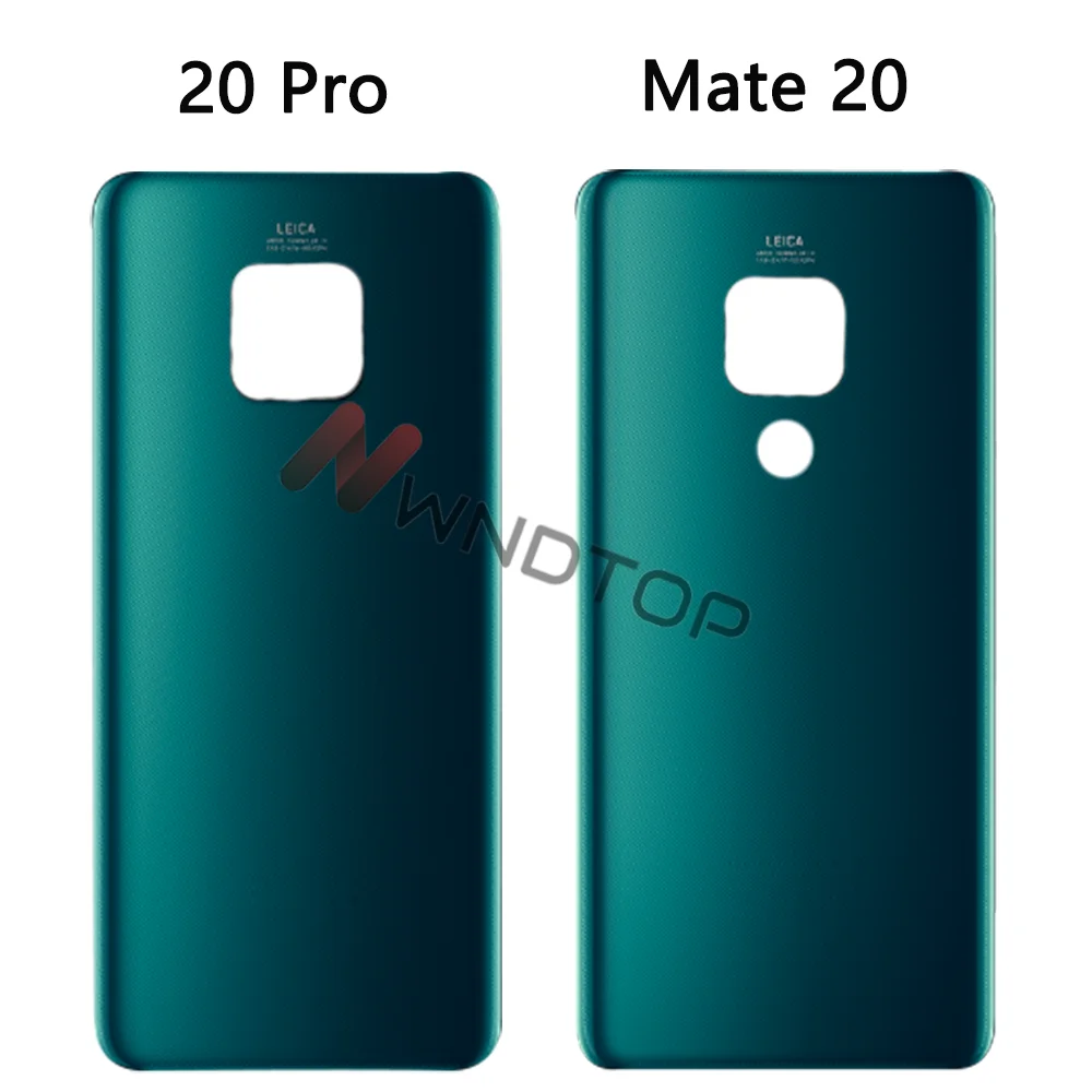 New For Huawei Mate 20 Back Battery Cover Rear Glass Housing Case Replacement For Huawei Mate 20 Pro Battery Cover