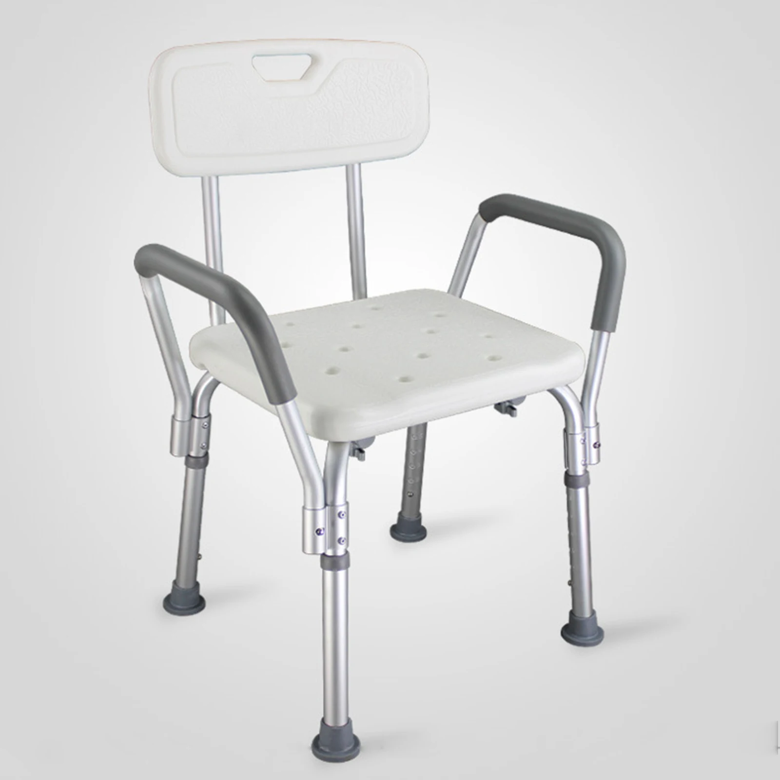 Adjustable Shower Bench Bath Chair Anti-slip Shower Tub Stool Bathroom Furniture Safety Seat for Elderly Pregnant Disabled