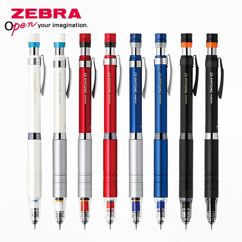 

ZEBRA MA86 Automatic Pencil 0.3/0.5 Metal Anti-break System Writes Continuous Lead Core Drawing Sketch Low Center of Gravity