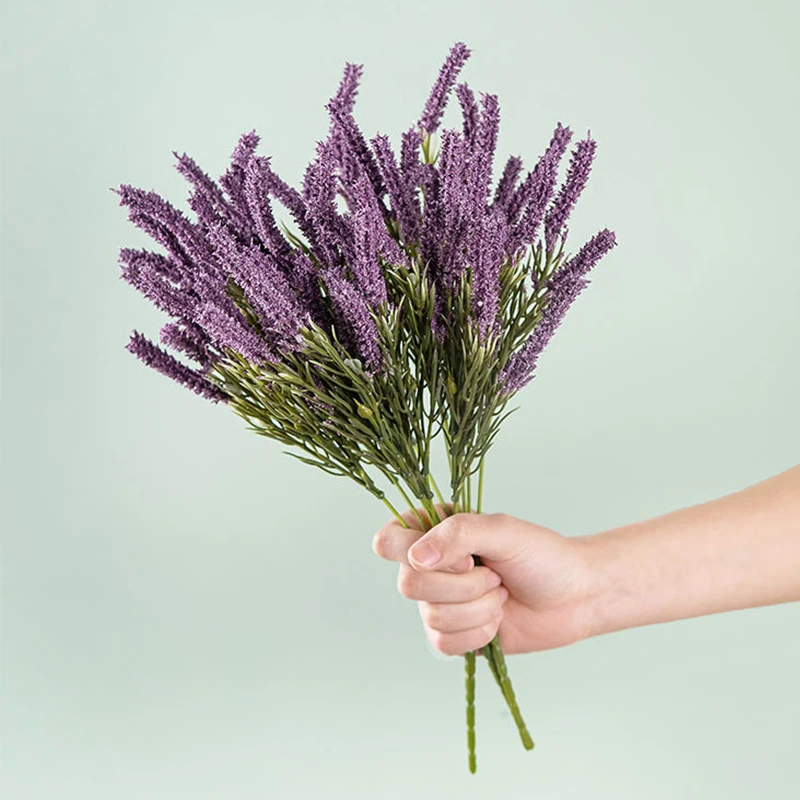 

Artificial Lavender Wheat Malt Grass Plant, Home Decoration, Christmas Flower Arrangement, DIY, Wedding, INS Style