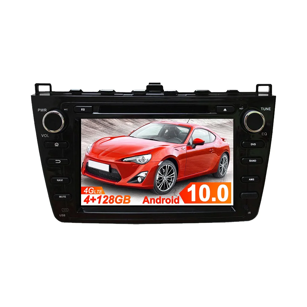

Автомобильный DVD-плеер Android 10, GPS-навигация, мультимедийный плеер для Mazda 6 Atenza 2008-2012, автомобильное головное устройство, радио, магнитофон PX6