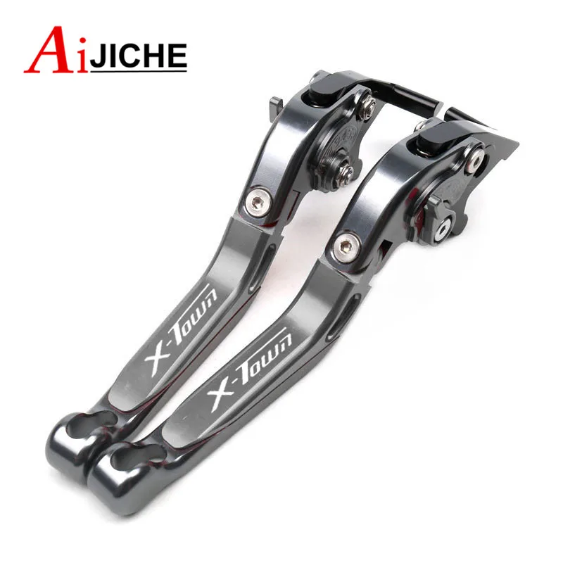 Motorcycle CNC Folding Extendable Brake Clutch Lever For KYMCO X-TOWN 125i X-TOWN 300i X TOWN 125i 300i