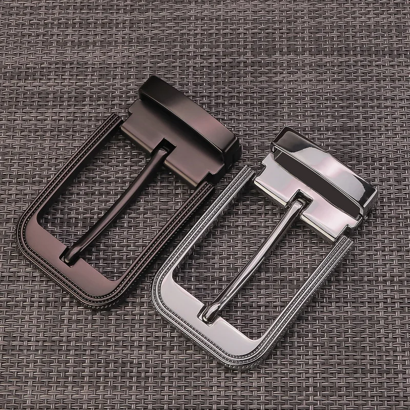 Olny balck pin Buckle Suitable for 3.3cm wide belts High Quality Designer Buckle exquisite Silver buckle Without Belts Buckle