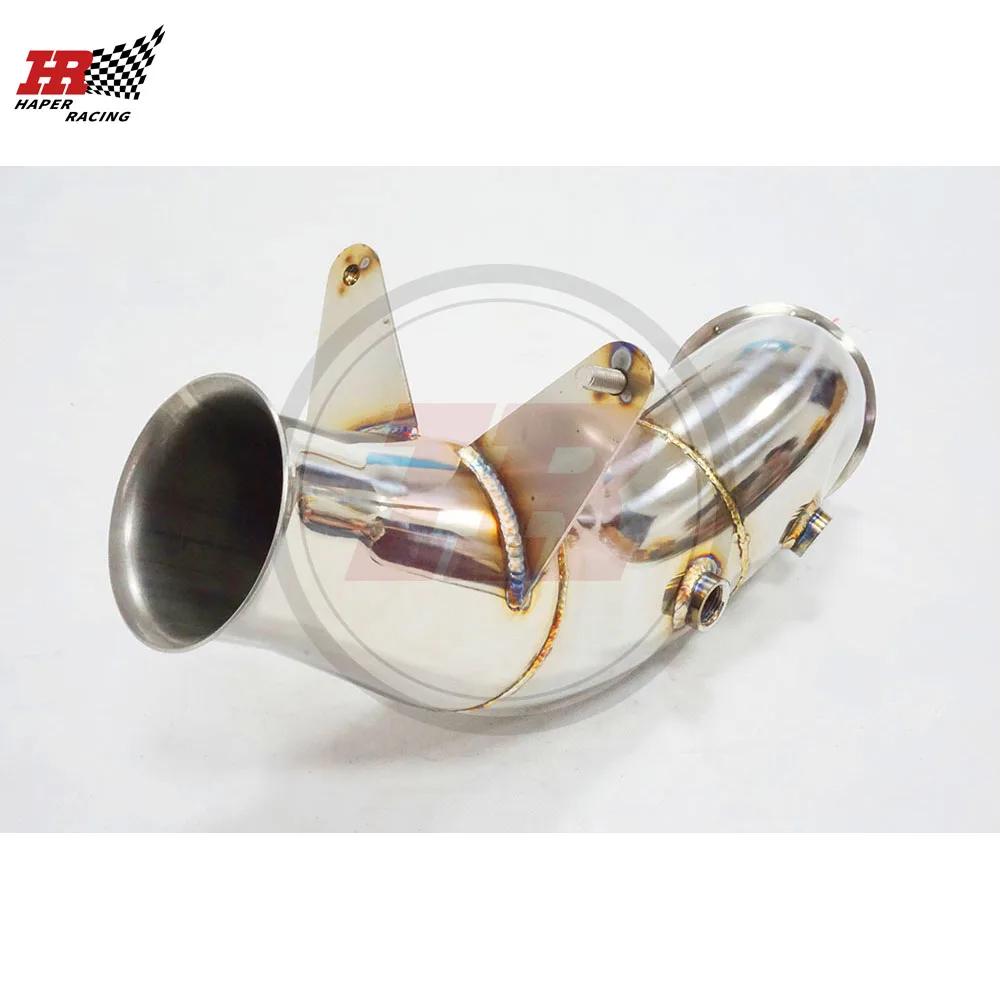 HP RACING 4.0'' Performance Exhaust Turbo Catless Downpipe For N55 Engine F30 F20 F32 F22 135i 335i 435i M235i 2013+ Downpipe