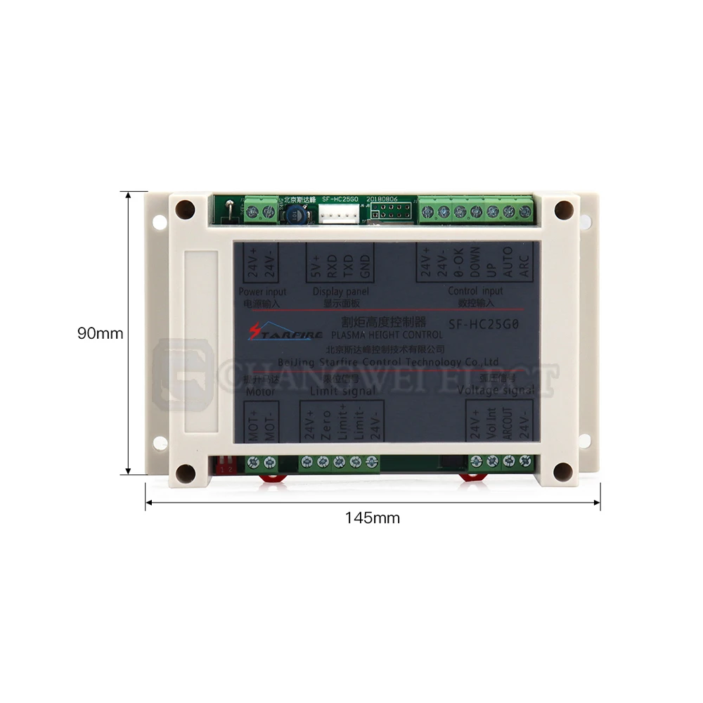 The Newly Updated Cnc Thc Plasma Cutting Torch Height Controller Sf-hc25g/sf-hc25k With Thc Lifter Jykb-100-dc24v-t3