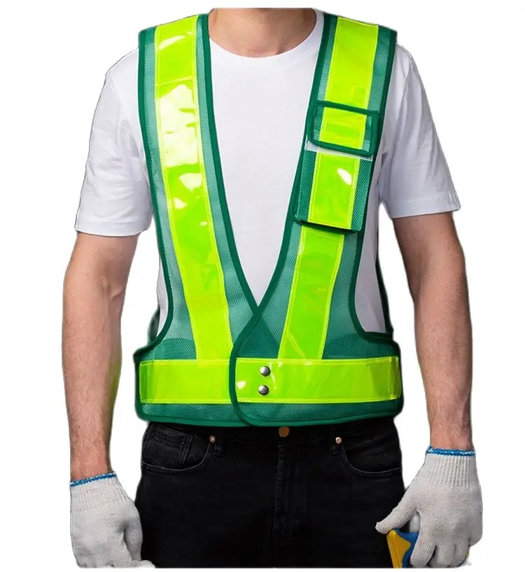 5CM PVC Reflective Fluorescent Yellow Safety Warning Tape Garment Accessories Marked Protective Traffic Vest Strip