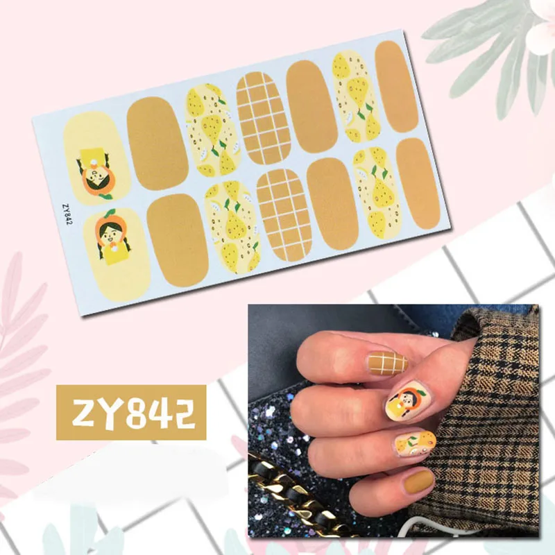 Cute and simple Nail stickers, powder nail stickers, All stickers are waterproof and durable