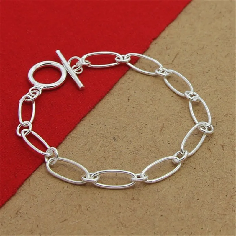 

Classic 925 Sterling Silver Bracelet Grape Beads 8 Inch Prayer Beads Bracelet For Women Party Charm Jewelry Gift