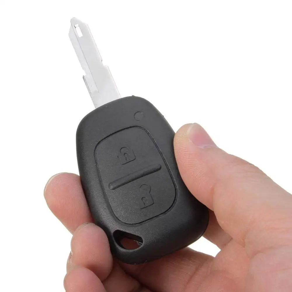 2pcs Car Button Remote Key Shell Cover Fob Case For Vauxhall for Opel Vivaro/Renault Movano Trafic Renault Kangoo Blank