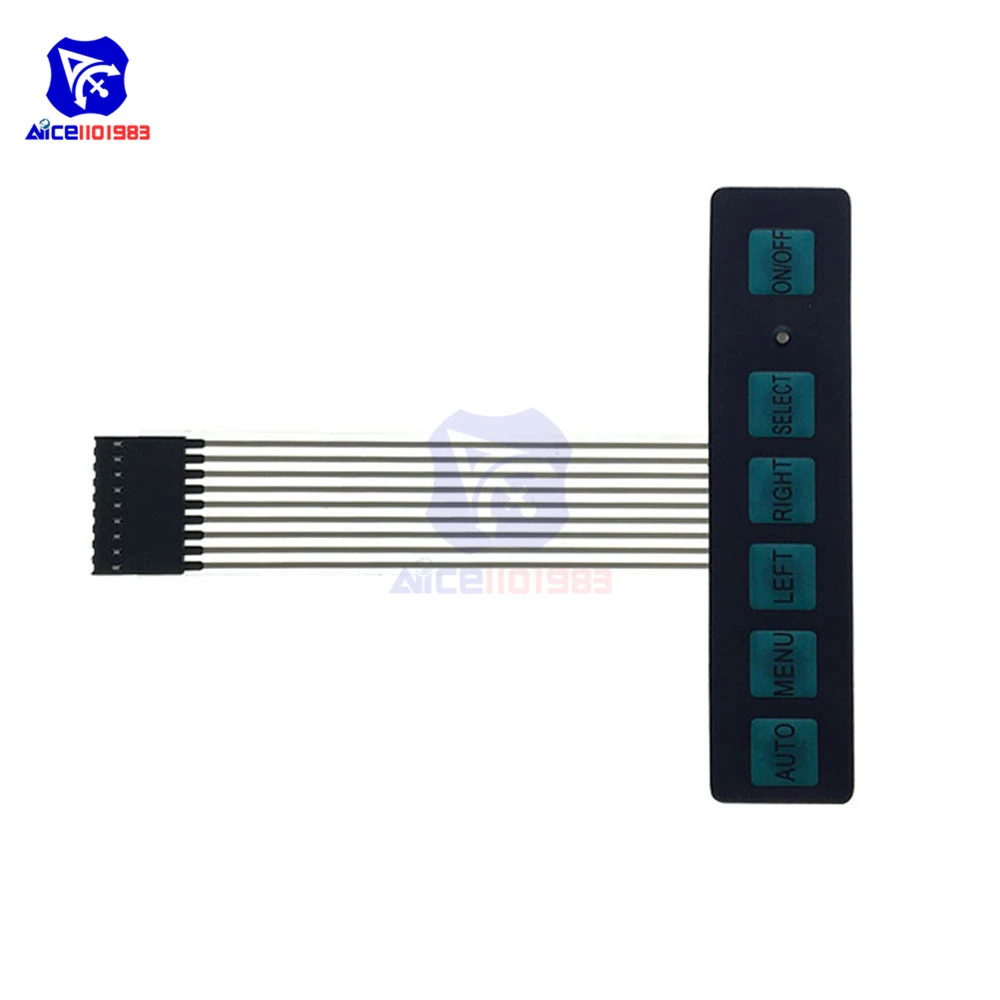 diymore 1x6 Matrix Array 6 Key Membrane Switch Keypad Keyboard