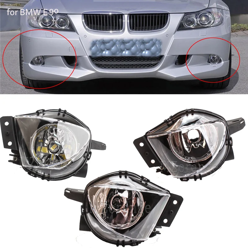 Fog Lights  headlights For BMW E90 E91 3 Series 328i 328xi 325i 325xi 330i 330xi 2005 - 2008 fog lights Led Halogen Car Part