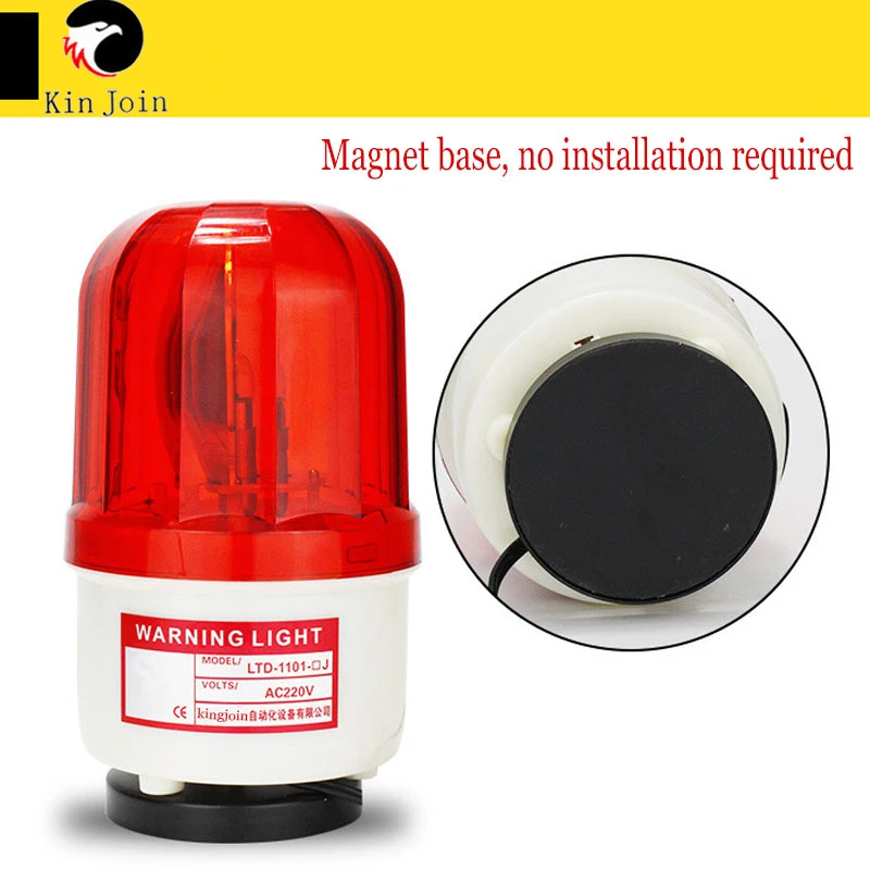 Waterproof And Dustproof, No Need To Install High-Quality Strong Magnetic LED Magnetic Sound And Light Alarm Flash Warning Light