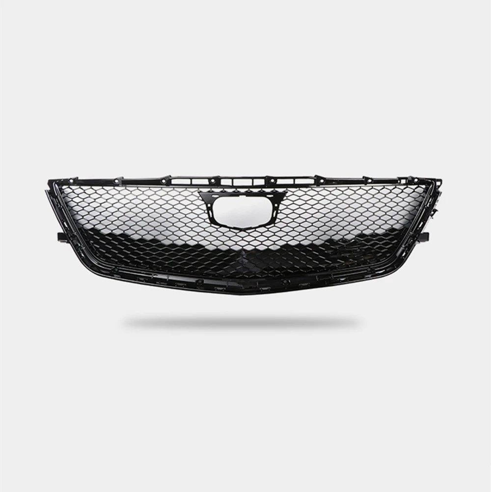 

Racing Grill Front Grille Black Upper Bumper Intake Hood Mesh Grid Without Camera Hole For Cadillac CT6 Sedan 4-Door 2016-2018