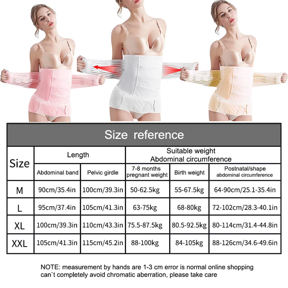 3 in 1 Belts care abdomen support belly clothes Women Recovery Belly/waist/pelvisMaternity Brace Shapewear Slimming