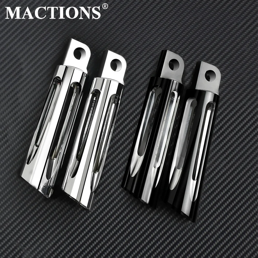 

Motorcycle Male Mount CNC Aluminum Foot Pegs Footrest Black/Chrome For Harley Sportster XL Touring Dyna Fat Bob Softail Custom