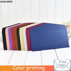 Envelope de papel perolado para convites de negócios, cartões, sacos postais, cores, 22cm x 11cm, 10pcs por lote