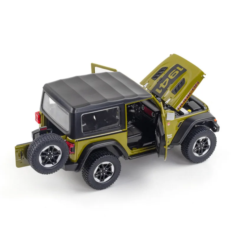 1:20 wrangler rubicon modelo de carro fora de estrada veículo carro diecasts & veículos de brinquedo modelo de carro escala em miniatura modelo de carro crianças presente