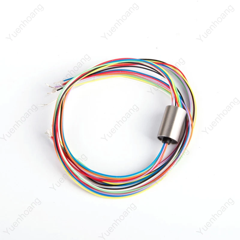 8mm Outer Diameter 8-Core 8-way Miniature 8CH Slip Ring Collecting-ring for GBM4108H-120T Motor RC Model Spare Parts DIY