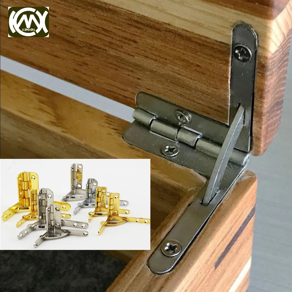 500pcs 90° 22*29mm KIMXIN Angle Wooden box Cabinet hinge for small wooden Jewelry wine case Watch box hinges Household hardware