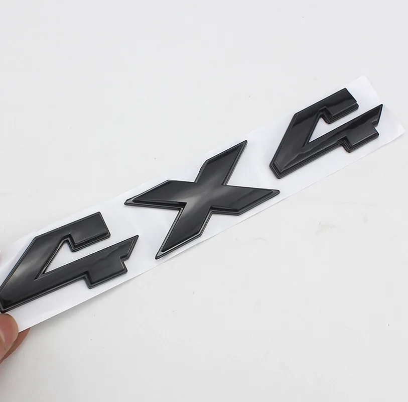 Black / Chrome Car Fender Tailgate 4x4 Logo Nameplate Emblem Badge Sticker for Jeep D odge RAM 1500 2500 3500