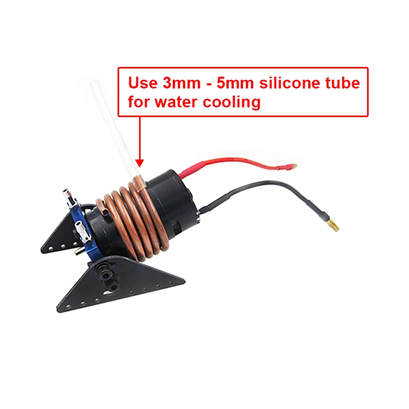 380 540/550 775 Brush Motor Water Cooling Jacket Copper Water Cooling Ring For DIY Brush Motor RC Boat