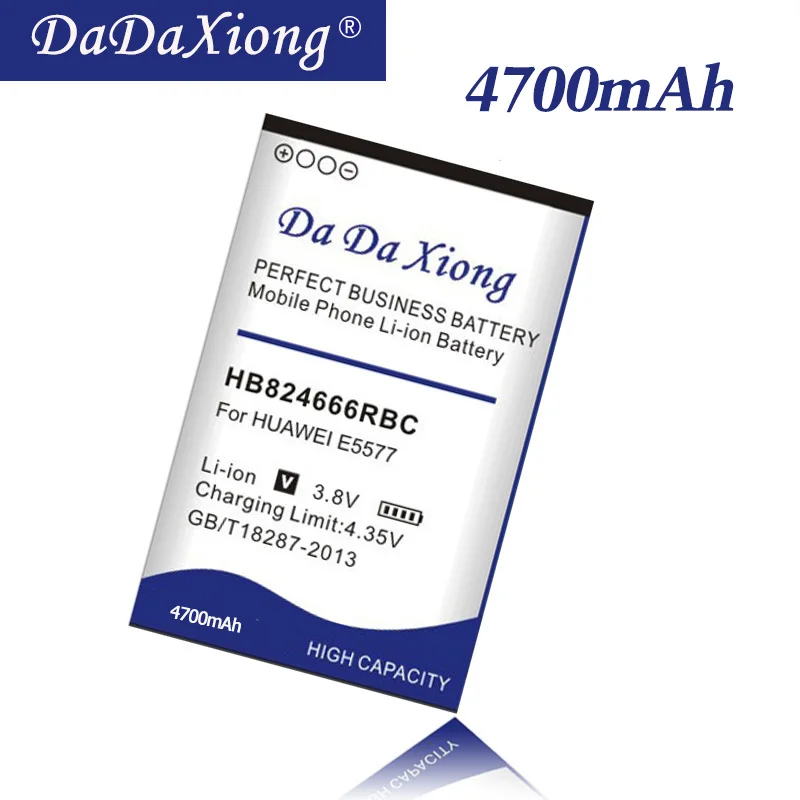 DaDaXiong 4700mAh HB824666RBC For Huawei E5577 Cell Phone Battery