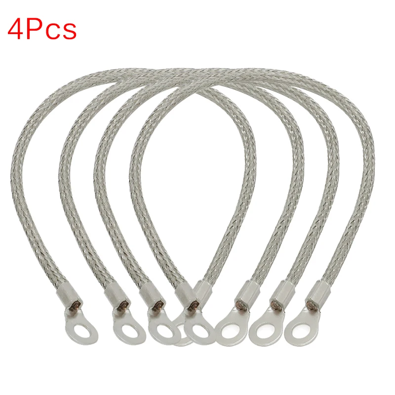 2/4Pcs 11Inch Universal Engine Ground Strap Wires Connections for K series K24 K20 EG EF EK DC2 KTH-GWP-011